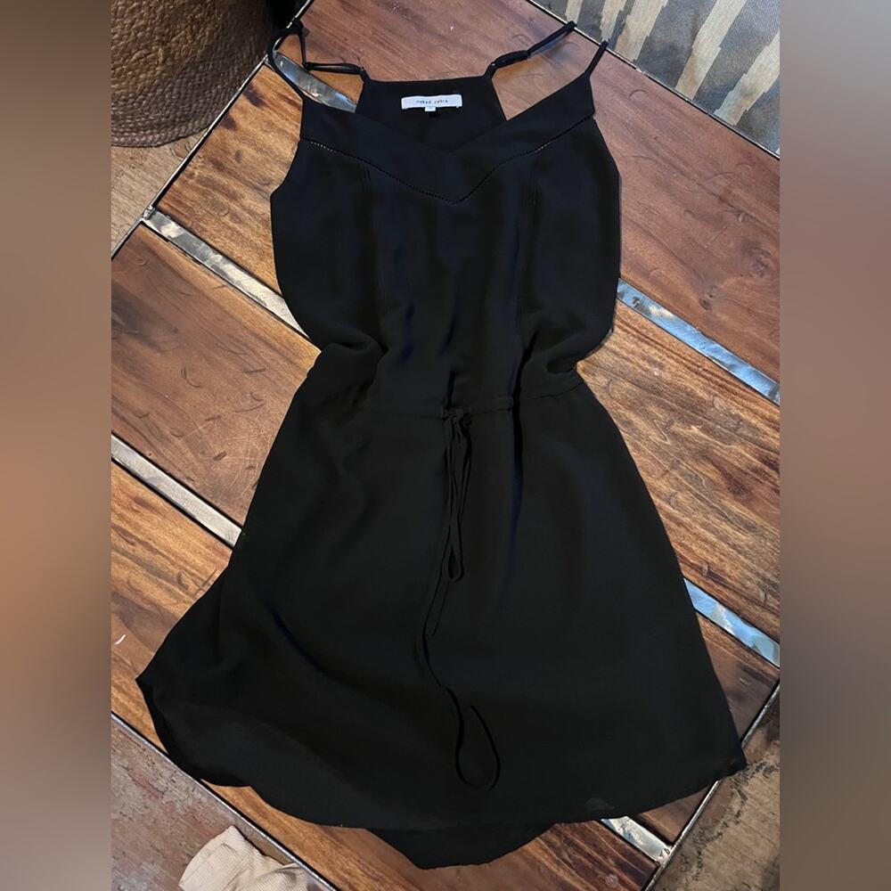 Naked Zebra Black Sleeveless Mini Sundress